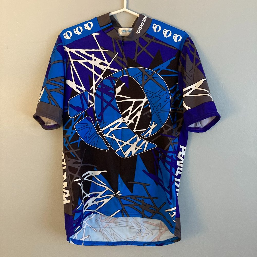 pearl izumi mens cycling jersey size large Blue